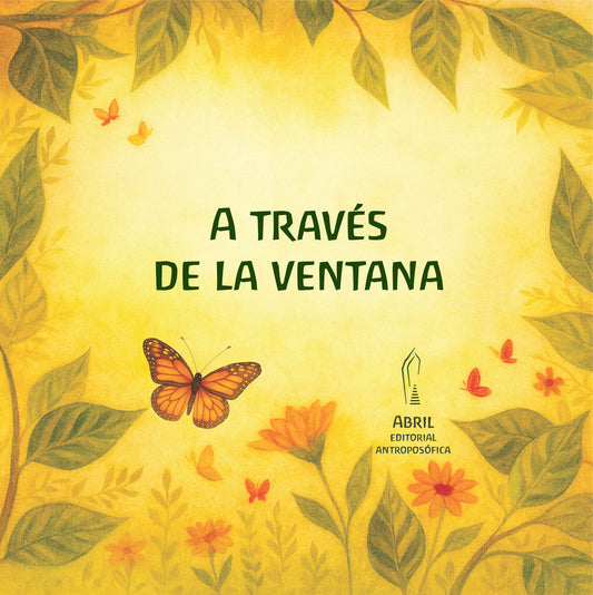 A traves de la Ventana -Mariposa Monarca V.4 - Clásico 17 x 17